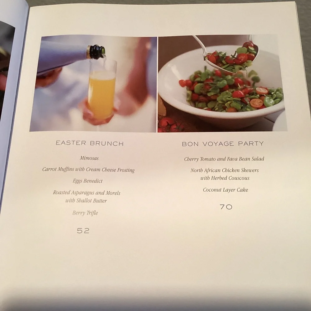 Williams Sonoma Entertaining Guide with seasonal ideas, occasion ideas & recipes